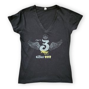 Black American Honey Bartender Tee, Women's Medium